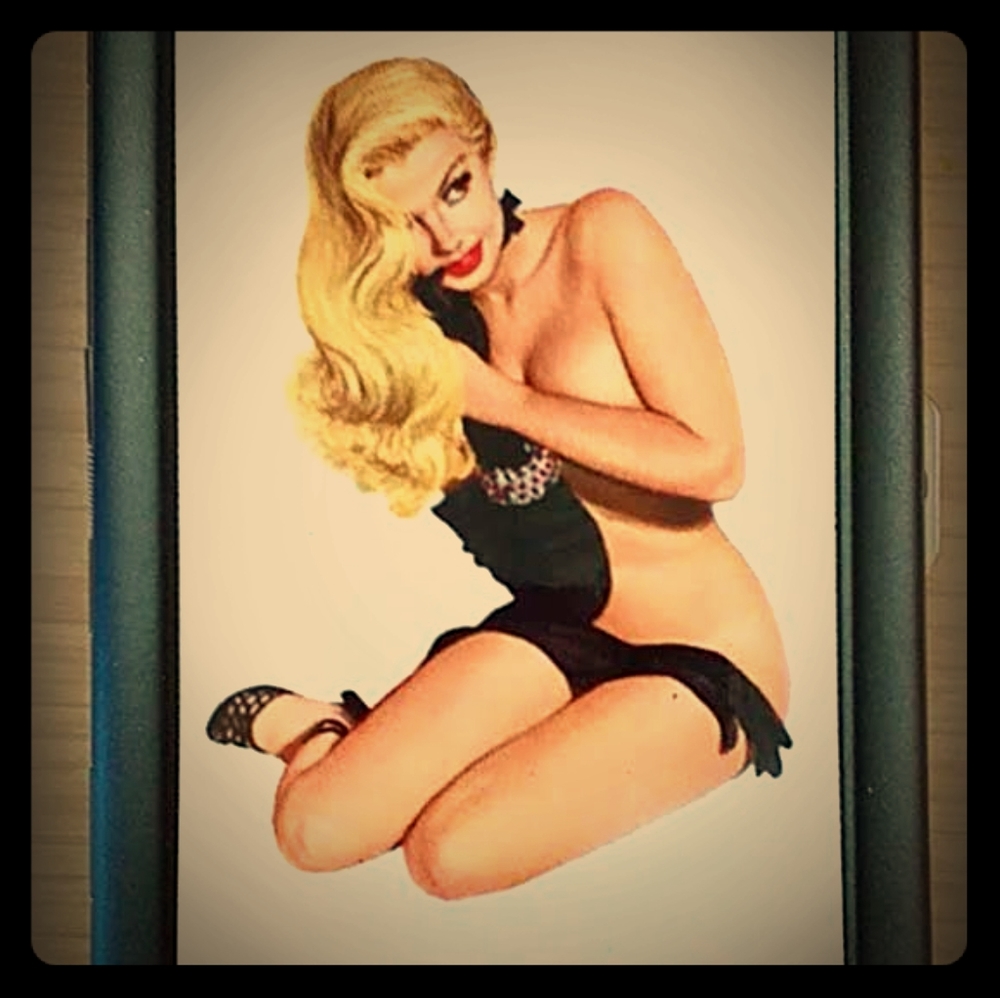 Vintage PinUp Girl Metal Cigarette Box Collection